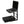 Odyssey LSTANDM Mobile Laptop CD-Player/ Controller Pro DJ Stand w/ Table Clamps