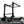 Odyssey LSTANDM Mobile Laptop CD-Player/ Controller Pro DJ Stand w/ Table Clamps
