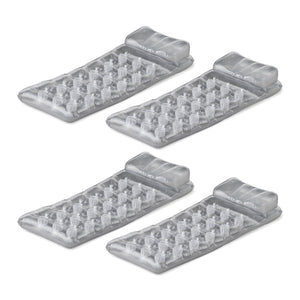 Intex 18-Pocket Mattress Suntanner Pool Lounger w/ Headrest (4 Pack) | 58894EP