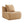 Armless Sofa With Pillow Teddy Fabric - Camel