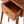 Solid Wood Mini Console Table, 2 Drawers, 1 Open Slot
