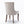 A&A Furniture Ultra Side Dining Chair with Thickened Fabric and Bronze Nail Head, Beige, Set of 2