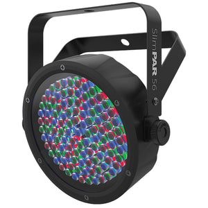 CHAUVET DJ SlimPar 56 LED DMX Slim Par Flat Can RGB Wash Light Effect Fixture