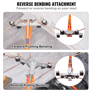 Pipe Tube Bender, 1/4"-7/8" O.D. Ratcheting Tubing Bender
