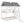 Twin Over Twin House Bunk Bed With Slide And Windows - White / Gray