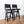 Keira - Bar Stool (Set of 2) - Black