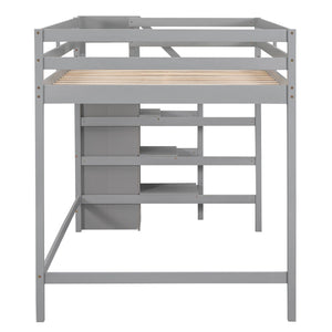 Loft Bed With Built In Storage Wardrobe And Staircase