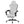Gaming Chair with Massage, Ergonomic Design, White/Black