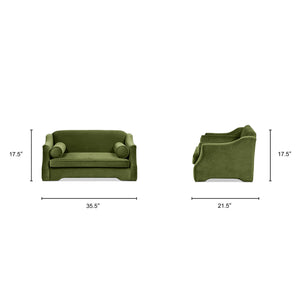 Paloma 35.5" Dog Sofa Bed - Medium in Olive