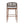 Outdoor Bar Height Metal Frame Counter Stools with Scallop-Shaped Backrest & Water-Resistant Cushions