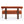 Round Armrest Loveseat (Dark Orange + Brown)