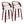 Pino - Mid Century Modern Fixed Height Barstool With Swivel With Round Footrest (Set of 2)
