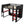Gaming Loft Bed With Desk, Multi Storage Shelves, LED Lighting, And Hanging Clothes Rack