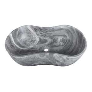 Bathroom Vessel Sink With Wavy Design