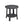 Anze - 3 Piece Coffee Table Set Contemporary Oval Wood Shelf - Charcoal