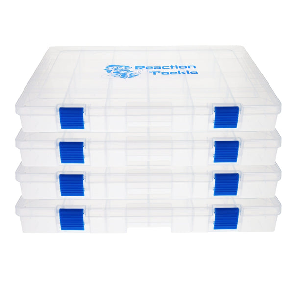 Reaction Tackle Plastic Tackle Trays: 2-Pk or 4-Pk