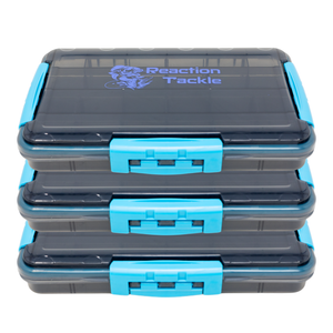 Reaction Tackle Premium Tackle Tray- High Performance and Water Resistant with 3 Resilient Clips