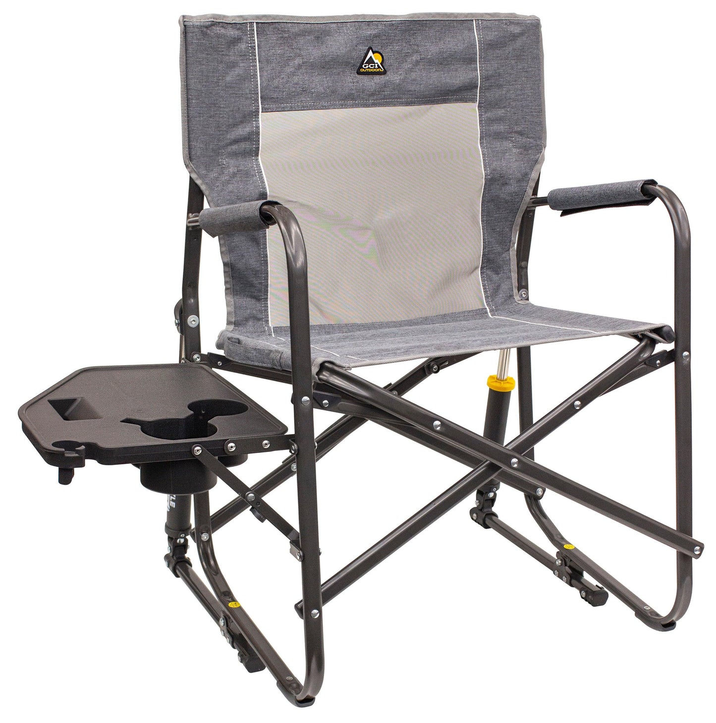 GCI Outdoor Freestyle Rocker Portable Folding Rocking Chair, Outdoor Camping Chair with Side Table - TRAPSKI, LLC