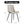 Modern Medieval Style Restaurant Cushioned Chairs With Suede Backrests