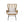 Modern Aesthetic Outdoor Rattan Accent Chair With Metal Legs