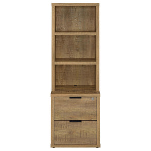 Geary - 3 Shelf Bookcase With USB Charging And Lockable Top Drawer