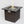 Outdoor Propane Gas Fire Pit Table With Lid With Glass Rocks And Rain Cover - Espresso