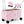 Large Foldable Utility Cart with 2-Tier Storage Crates and Telescoping Handle