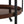 Oval 2 Shelf Dark Kitchen Cart