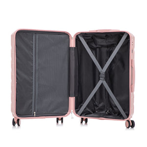 Set 3PCs 20'/24'/28' ABS Spinner Wheel Luggage - Pink