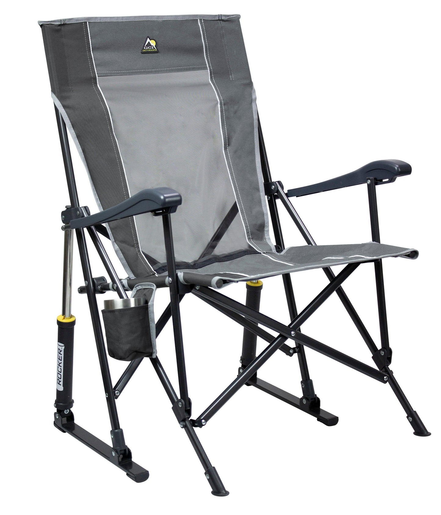 GCI Outdoor Roadtrip Rocker Collapsible Rocking Chair & Outdoor Camping Chair
