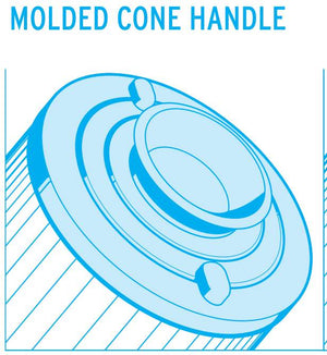 Unicel 4CH-24 Replacement 25 Sq Ft Filter Cartridge for Spa, 173 Pleats (2 Pack) - TRAPSKI