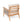 Outdoor 4pc Acacia Wood and Rope Sectional Patio Sofa Set