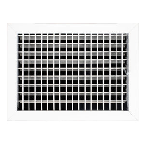 AC Register Vent Cover 14X10 Inch - Adjustable Aluminum HVAC Grille