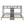 Twin Over Twin & Twin Bunk Bed With Built In Staircase And Storage Drawer - Gray
