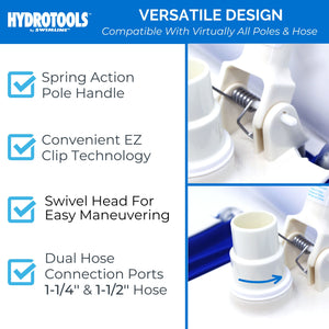 Swimline HydroTools Weighted Flex Vacuum Vac Head Swimming Pool and Spa Cleaner