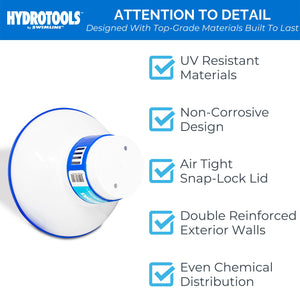 Swimline 7 Inch Swimming Pool Floating Chlorine Dispenser, 1 and 3 Inch Tablets