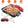 Portable Charcoal Grill OutdoorÊTabletop Grill Small Barbecue Smoker Folding BBQ Grill with Lid for Backyard Camping Picnics Beach