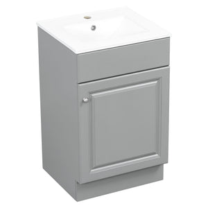 Bathroom Vanity With Sink, Cabinet With Adjustable Shelf