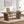 Executive Desk For Home Office, Computer Table With Pedestal, Large Writing Workstation - Brown