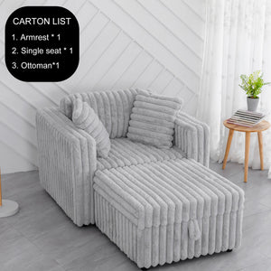 44.9" Soft Modular Sofa Single