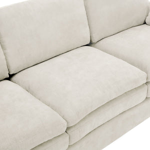 Cozy Upholstered Cushion Loveseat Sofa For Living Room