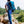 600lbs Load 2 Persons Hammock w/Mosquito Net Outdoor Hiking Camping Hommock Portable Nylon Swing Hanging Bed w/ Strap Hook Carry Bag