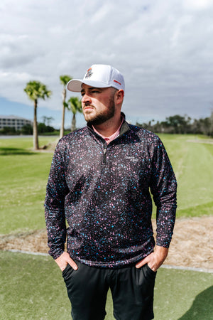 Paint Splatter Quarter Zip