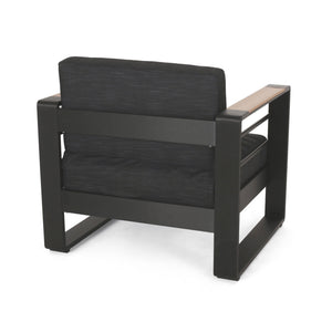 Giovanna Club Chair Set With Aluminum Frame
