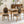 French Style Solid Wood Frame Antique Painting, Hand-Pulled Buckle Decoration Artificial Dining Chair With Nailhead Trim, Wood Legs
