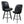 Set of 2 Commercial Grade Swivel Button-Tufted Back Bar Stools