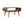 Solid Wood Open Oak-ish Coffee Table, Nordic Legs