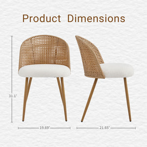 Bohemian Style Double Seater Dining Chair