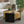 Modern Colorblocked Striped Coffee Table With Flip Top Storage