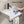 White Vessel Sink with Towel Rack